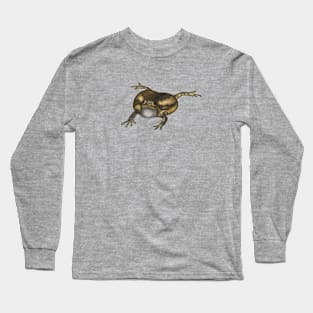 Banded Bullfrog Drawing Long Sleeve T-Shirt